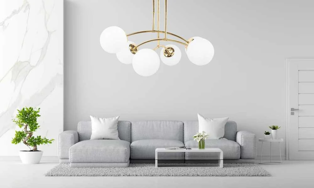 Lubinis šviestuvas Toolight LAMPA WISZĄCA SUFITOWA ZŁOTA APP1577-5C