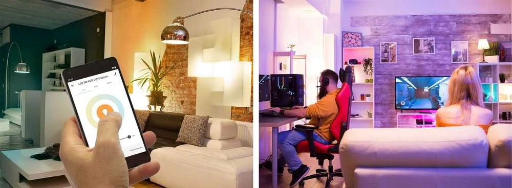 Spectrum LED juosta WIFI, 17W, 5m, RGBW, su valdikliu ir adapteriu