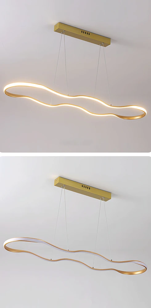 Toolight LED LUBINIS PAKABINAMAS ŠVIESTUVAS LHJ027-CP 100 cm, auksinės spalvos