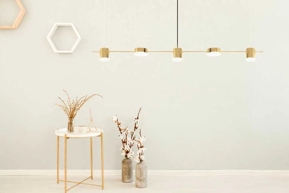 Pakabinamas šviestuvas Toolight LED pakabinamas lubinis šviestuvas APP929-5CP Auksinis