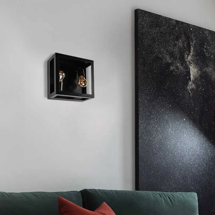 Sieninis šviestuvas Toolight LED SIENINĖ LAMPA APP1305-2W Juodas