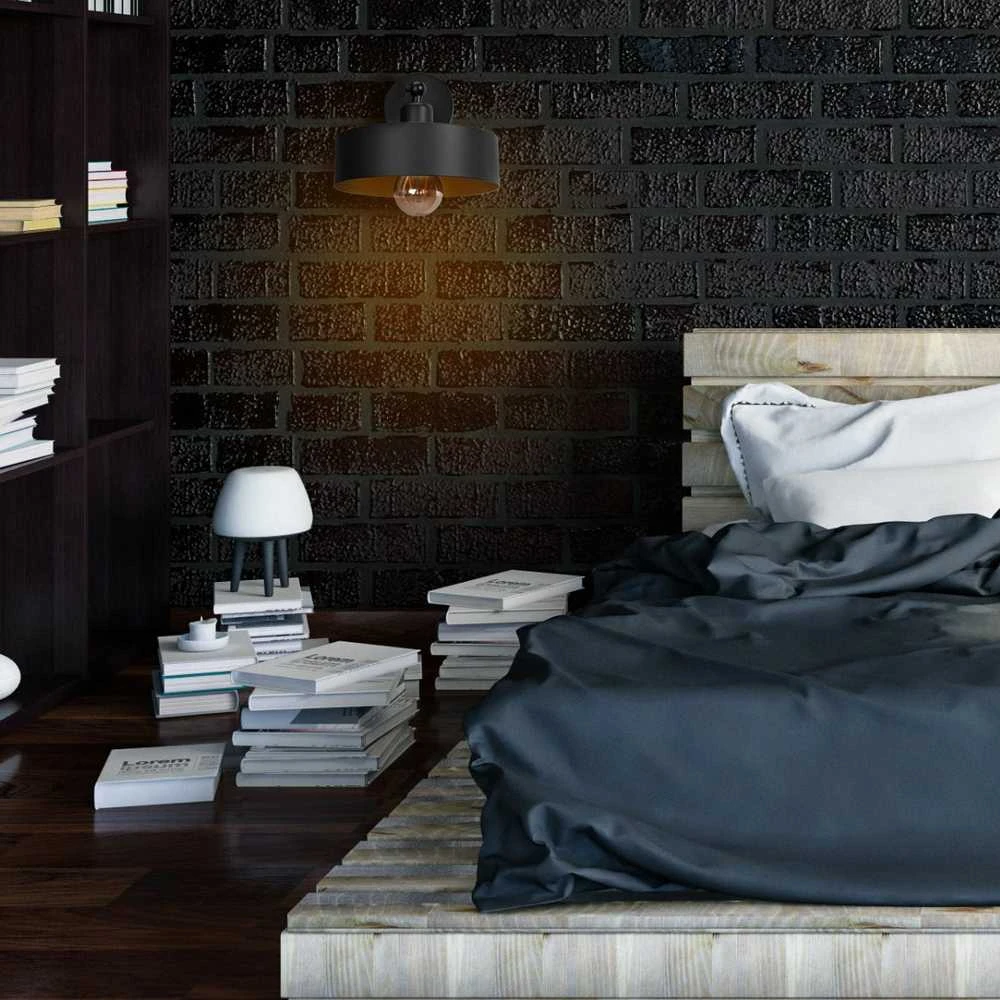 Sieninis šviestuvas Toolight LED SIENINĖ LAMPA APP1332-1W Juodas GOLD