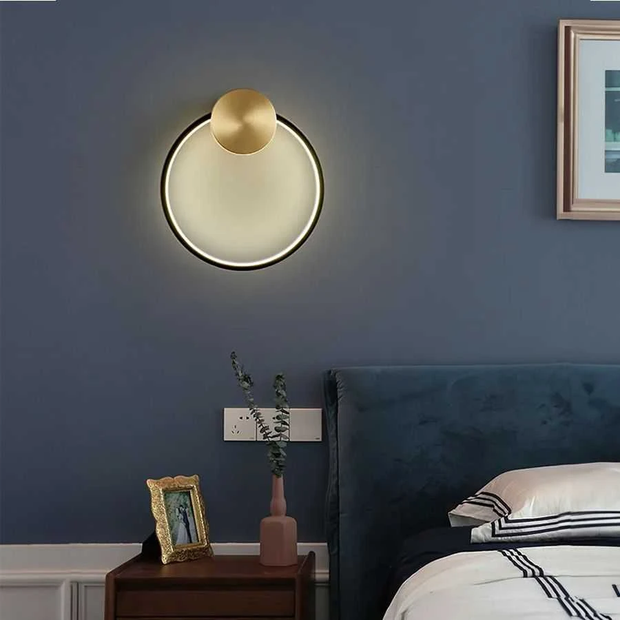 Sieninis šviestuvas Toolight LED SIENINĖ LAMPA APP1385-CW OLD GOLD 30cm