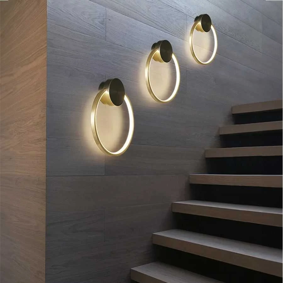 Sieninis šviestuvas Toolight LED SIENINĖ LAMPA APP1385-CW OLD GOLD 30cm