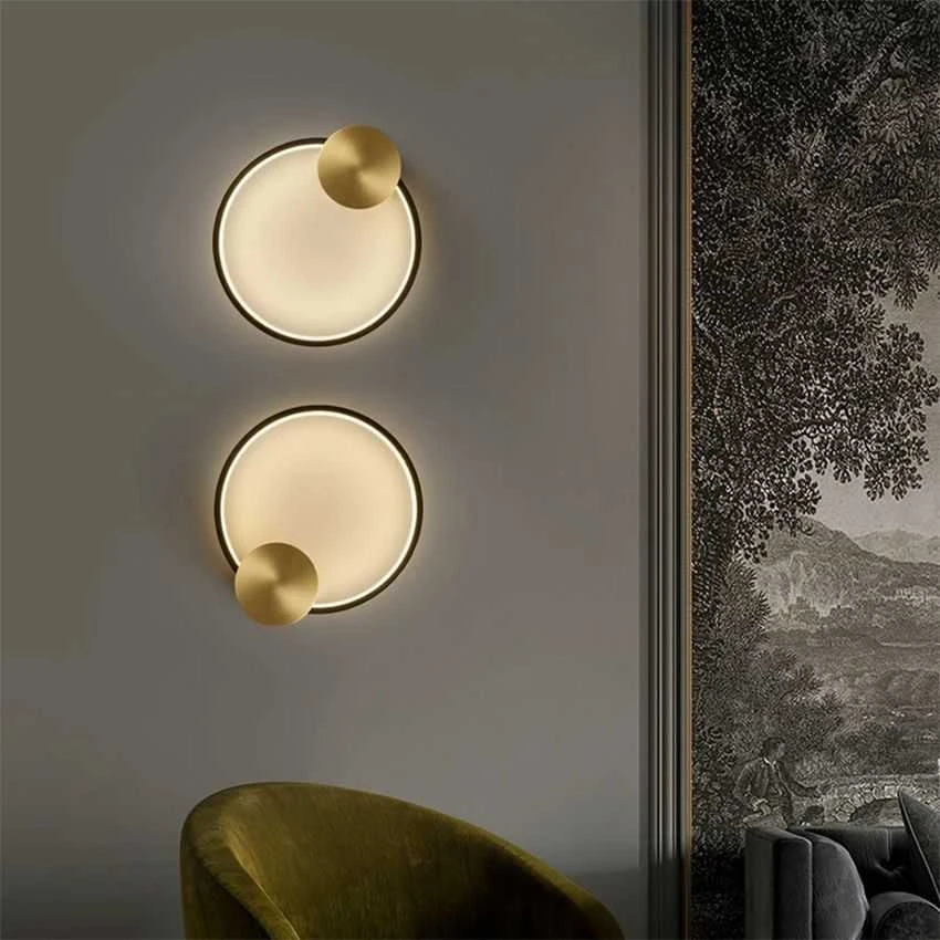 Sieninis šviestuvas Toolight LED SIENINĖ LAMPA APP1385-CW OLD GOLD 30cm