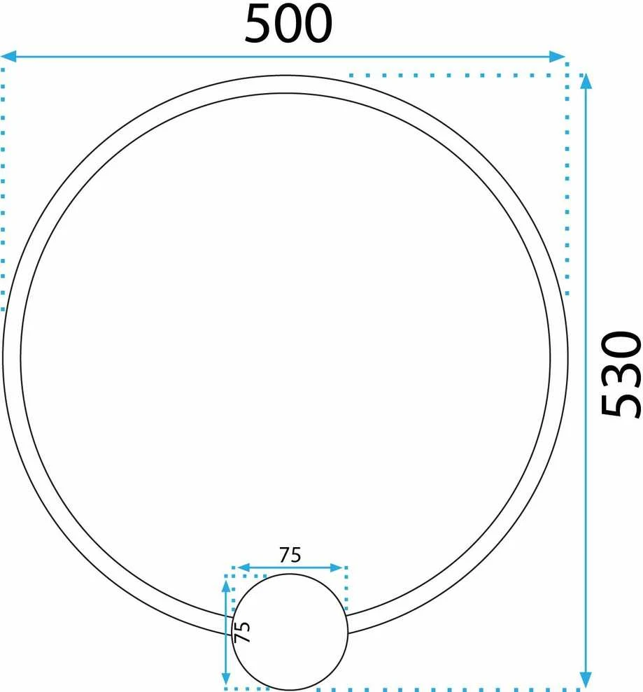 Sieninis šviestuvas Toolight LED SIENINĖ LAMPA APP1391-CW OLD GOLD 50cm