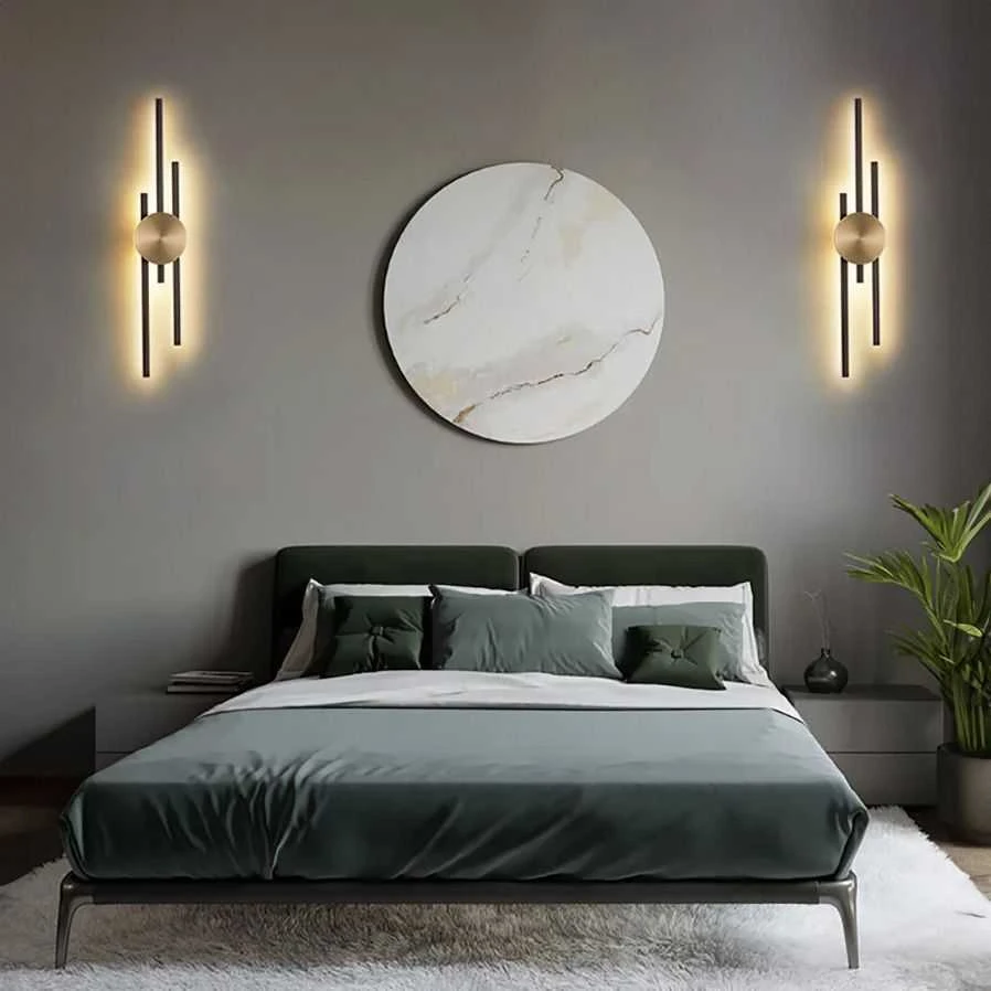 Sieninis šviestuvas Toolight LED SIENINĖ LAMPA LED APP1437-W Juodas GOLD