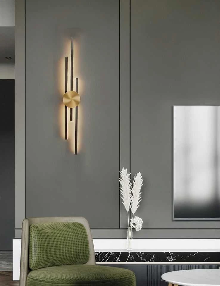 Sieninis šviestuvas Toolight LED SIENINĖ LAMPA LED APP1437-W Juodas GOLD