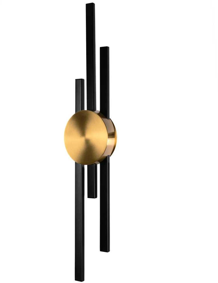 Sieninis šviestuvas Toolight LED SIENINĖ LAMPA LED APP1437-W Juodas GOLD