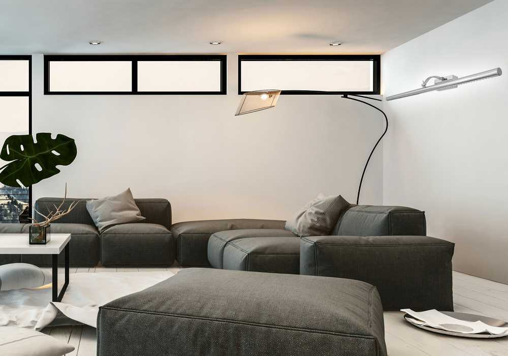Toolight LED sieninis šviestuvas 15W 106CM APP367-1W CHROM