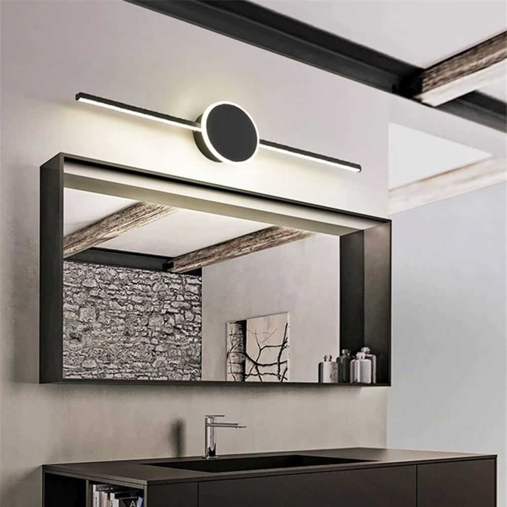 Toolight LED sieninis šviestuvas 40CM APP848-1W ROUND Juodas