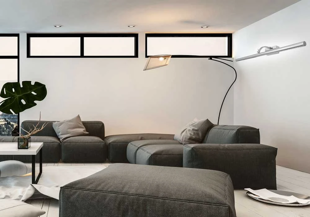 Toolight LED sieninis šviestuvas 7W 55CM APP365-1W CHROM