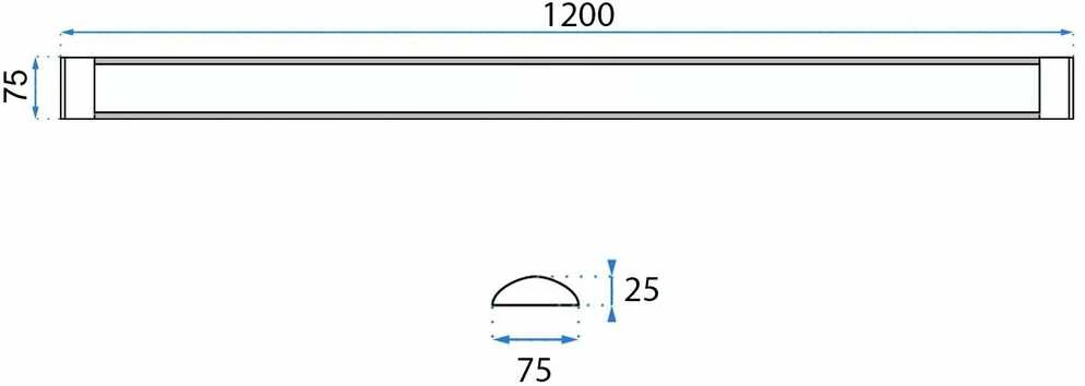 Toolight LED skydelis 120cm 35W
