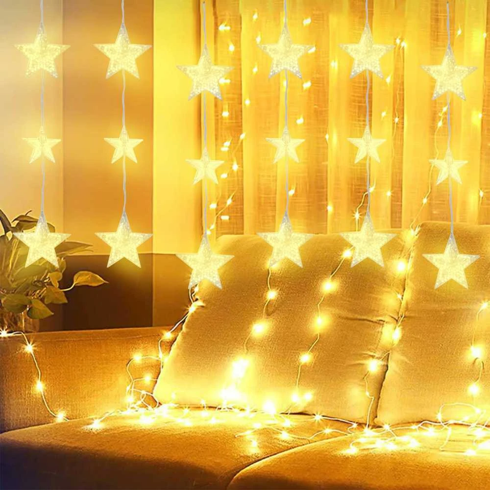 Toolight LED šviesos užuolaida su nuotolinio valdymo pulteliu (CD005)