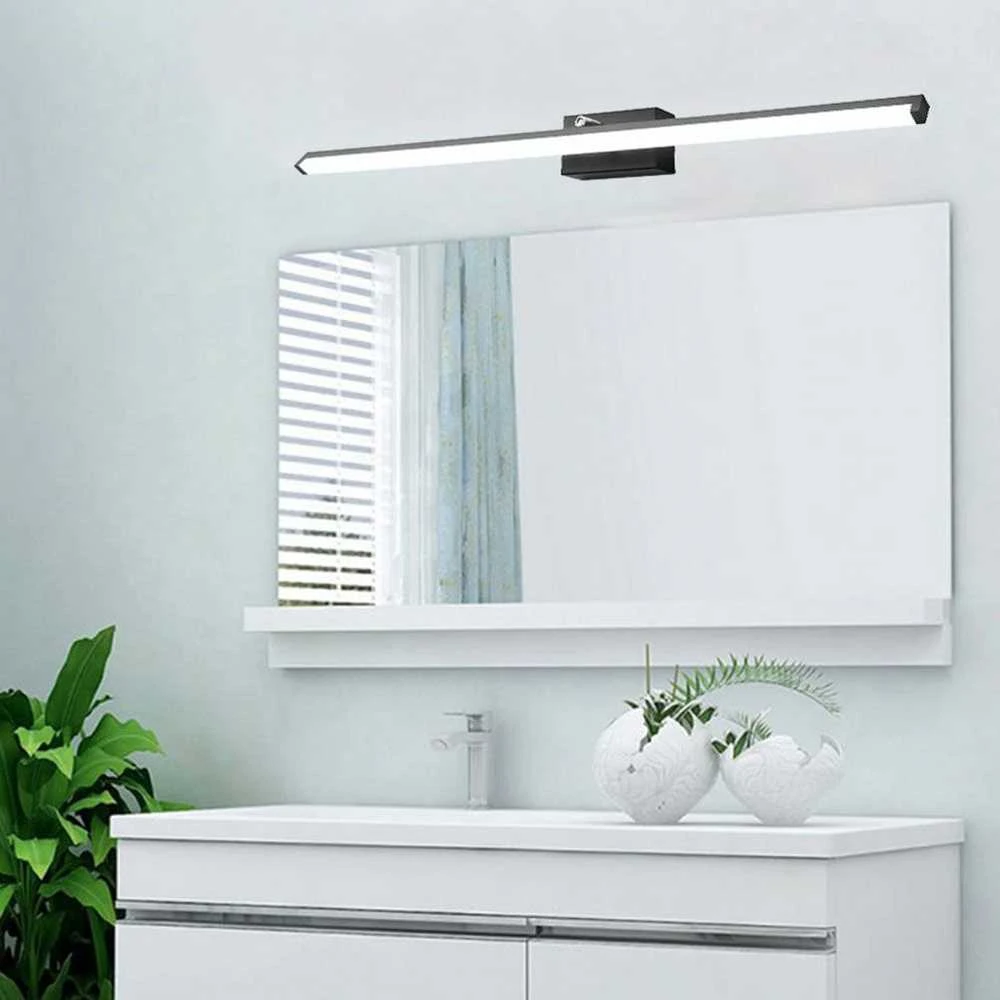 Sieninis šviestuvas Toolight LED vonios sieninė lempa virš veidrodžio 20W 100CM APP375-1W Juodas