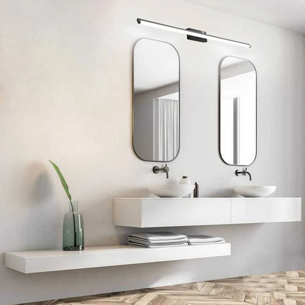 Sieninis šviestuvas Toolight LED vonios sieninė lempa virš veidrodžio 20W 100CM APP375-1W Juodas