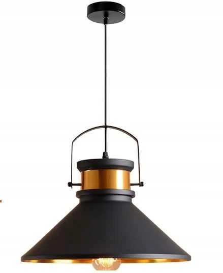 Pakabinamas šviestuvas Toolight Lempa lubinė ASTI B Balta Juodas / Auksas