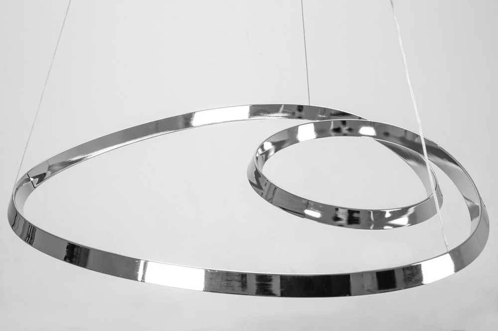 Pakabinamas šviestuvas Toolight Loop LED pakabinamas lubinis šviestuvas + nuotolinio valdymo pultas APP798-cp Chrome