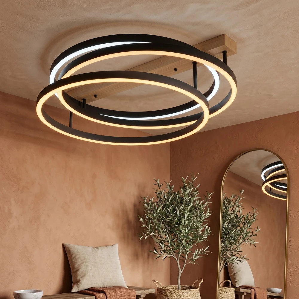 Toolight Lubinis šviestuvas LED SWE058-C Juodas