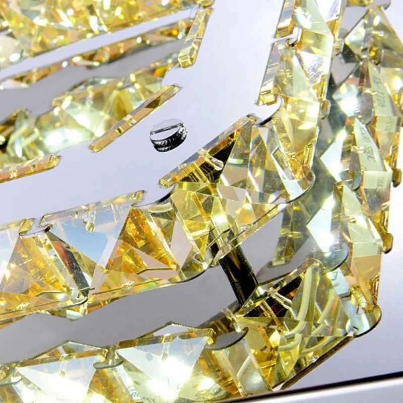 Pakabinamas šviestuvas Toolight Lubų Krištolo Šviestuvas kvadratinė GLAMOUR 8W APP405-C