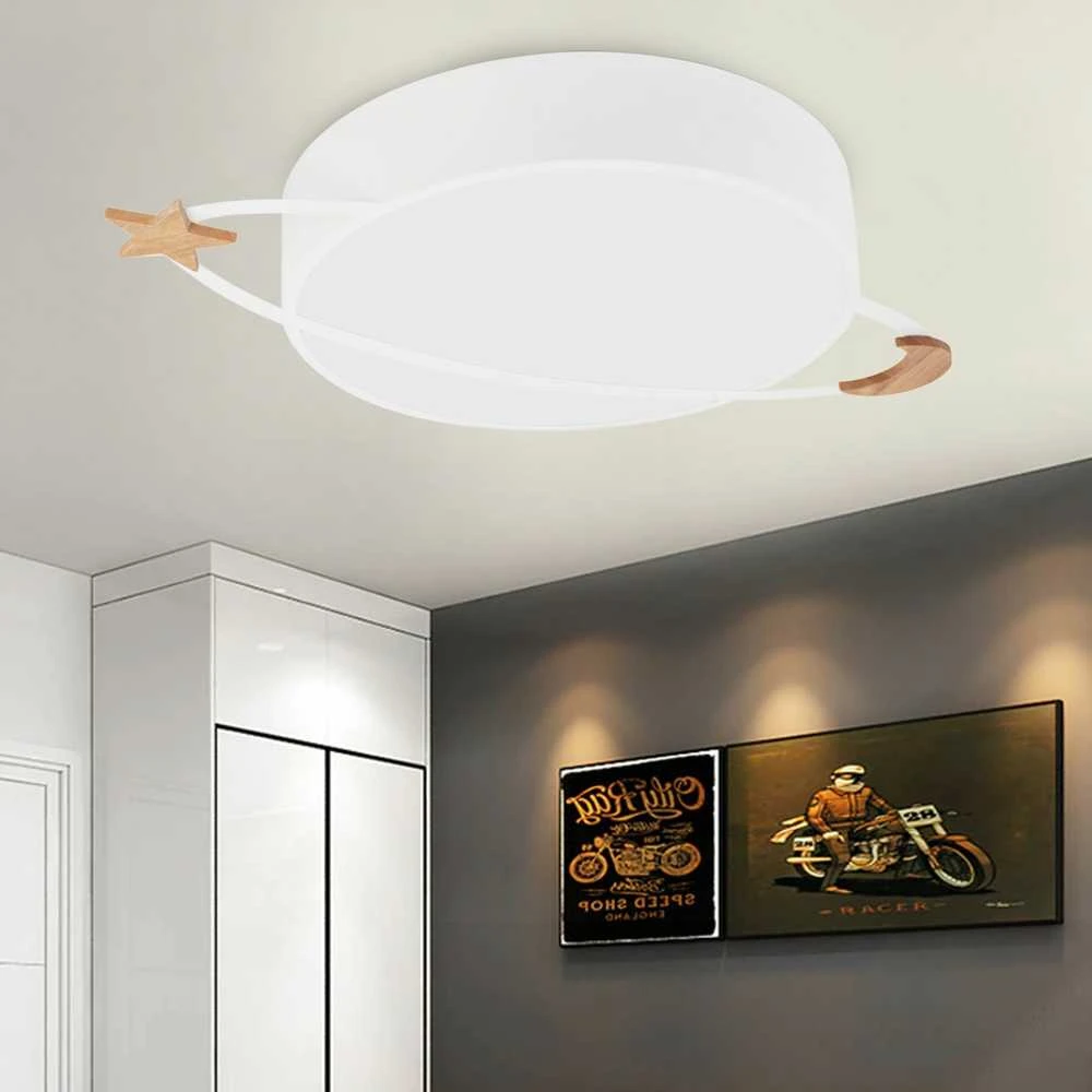 Lubinis šviestuvas Toolight Lubų lempa Plafond Moon Baltas APP865-C