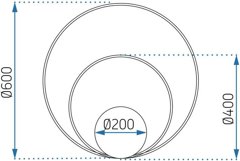 Lubinis šviestuvas Toolight LUBŲ LEMPAS SU NUOTOLINIO VALDYMU PLAFON LED APP802-C Juoda