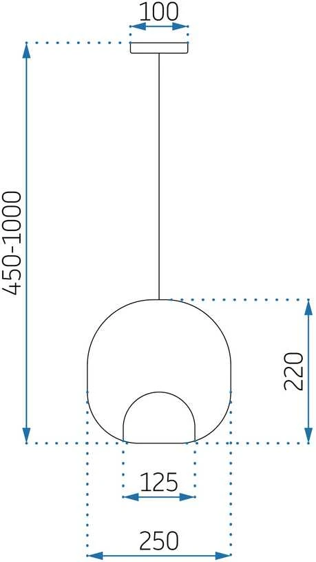 Pakabinamas šviestuvas Toolight Lubų šviestuvas APP1027-1CP