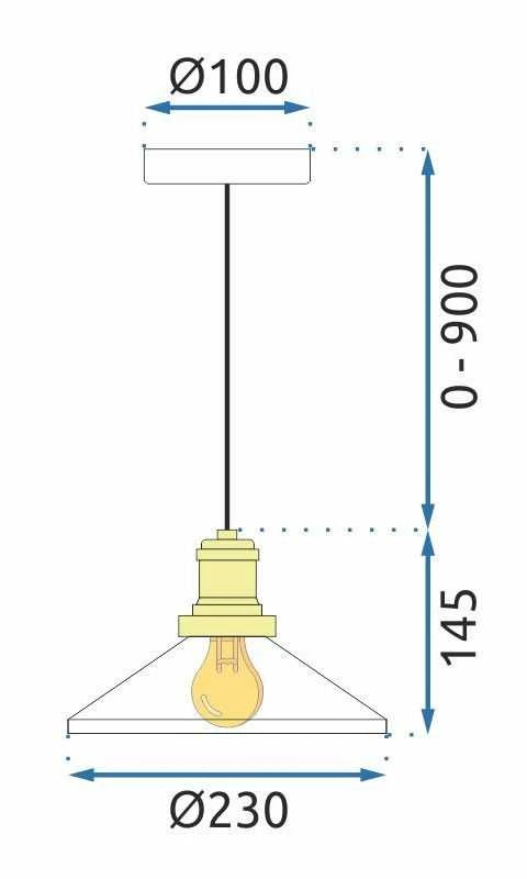 Lubinis šviestuvas Toolight Lubų šviestuvas APP1172-1CP Baltas