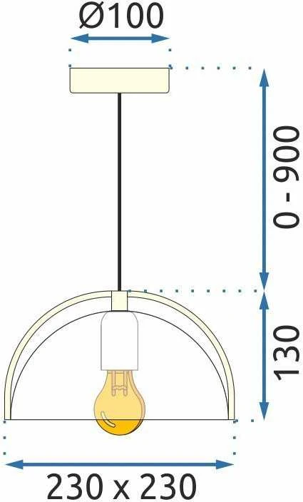 Lubinis šviestuvas Toolight Lubų šviestuvas APP1216-1CP