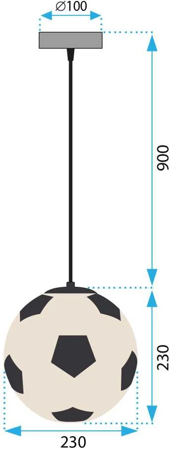 Lubinis šviestuvas Toolight Lubų šviestuvas APP1287-1CP