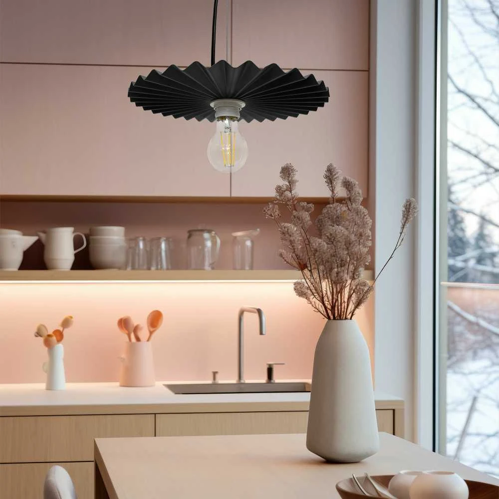 Lubinis šviestuvas Toolight Lubų šviestuvas APP1452-1CP Juodas
