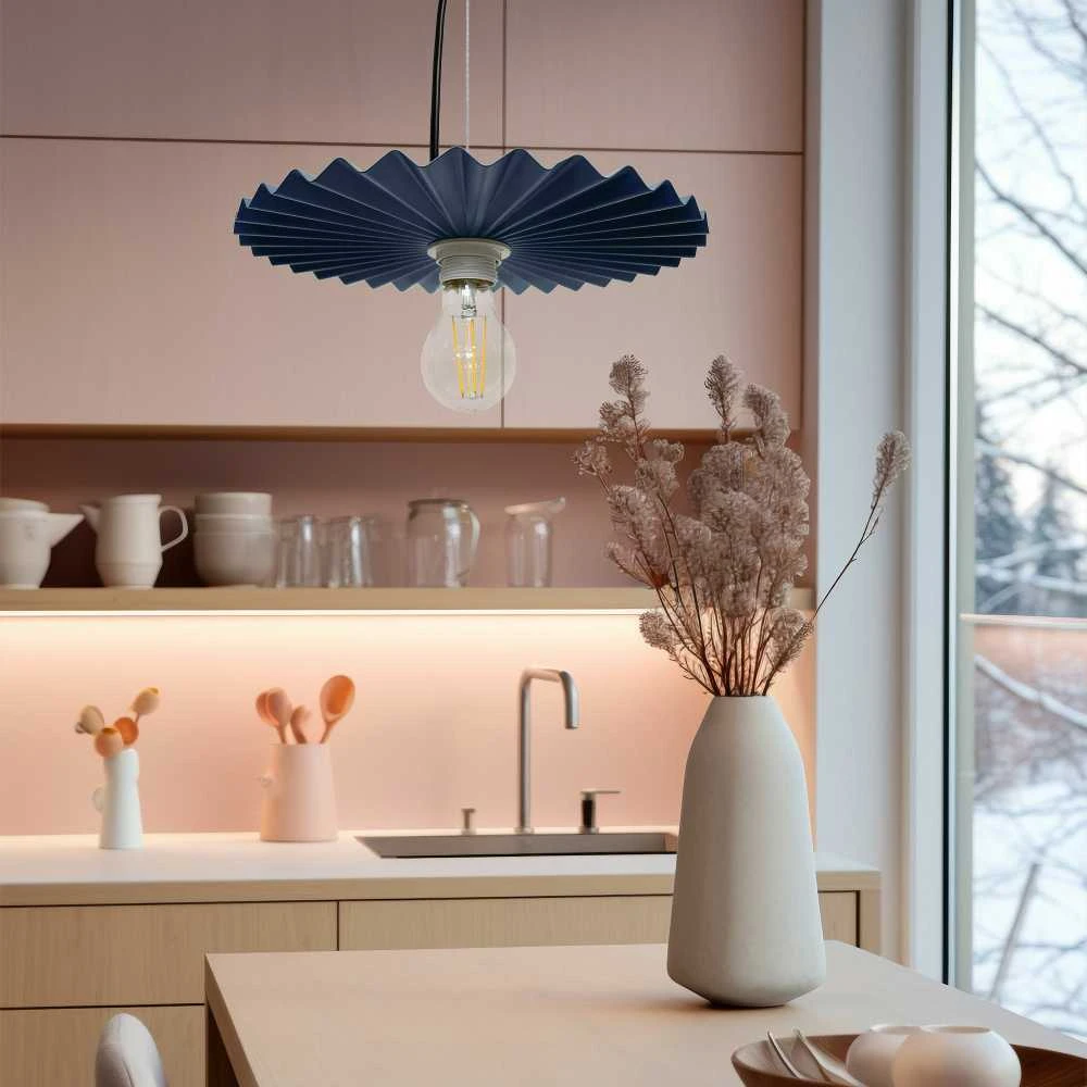 Lubinis šviestuvas Toolight Lubų šviestuvas APP1456-1CP Mėlyna