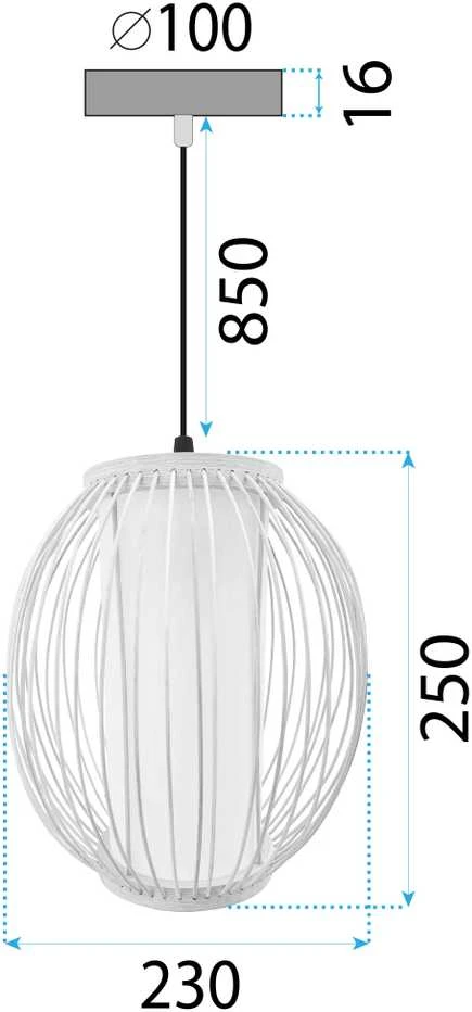 Lubinis šviestuvas Toolight Lubų šviestuvas Bamboo APP1634-1CP