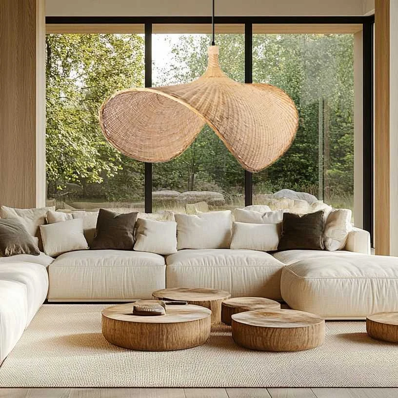 Lubinis šviestuvas Toolight Lubų šviestuvas Bamboo APP1641-1CP 50cm