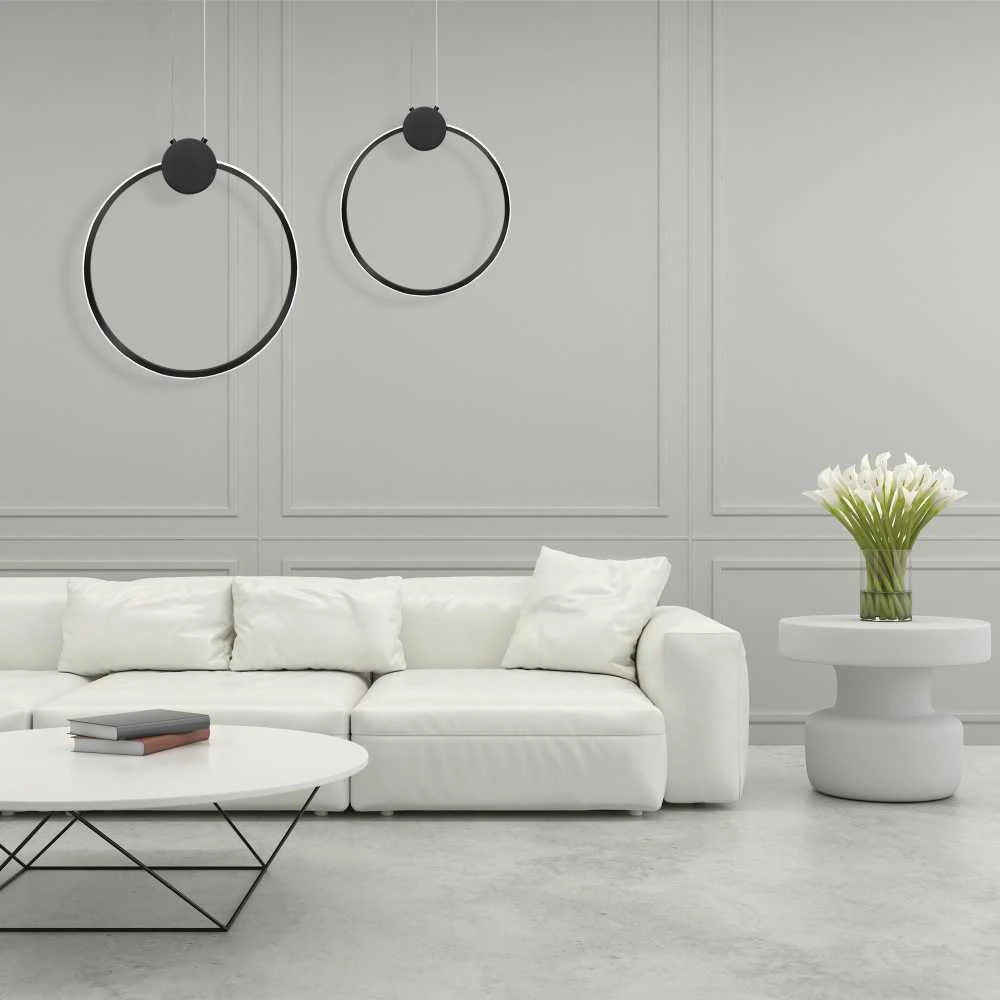 Lubinis šviestuvas Toolight Lubų šviestuvas LED APP1392-CP Juodas 30cm