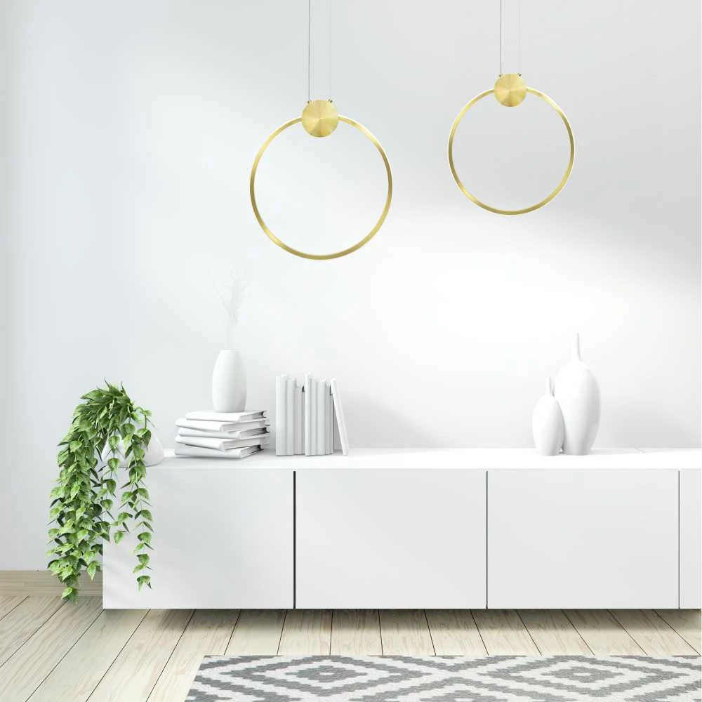 Lubinis šviestuvas Toolight Lubų šviestuvas LED APP1393-CP GOLD 30cm