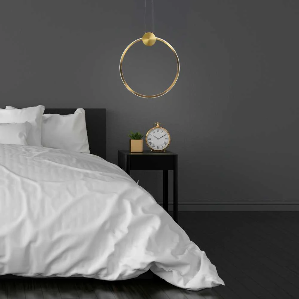 Lubinis šviestuvas Toolight Lubų šviestuvas LED APP1397-CP OLD GOLD 40cm