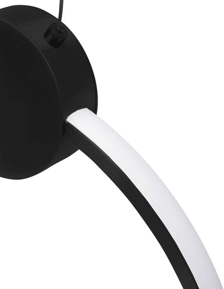 Lubinis šviestuvas Toolight Lubų šviestuvas LED APP1398-CP Juodas 50cm