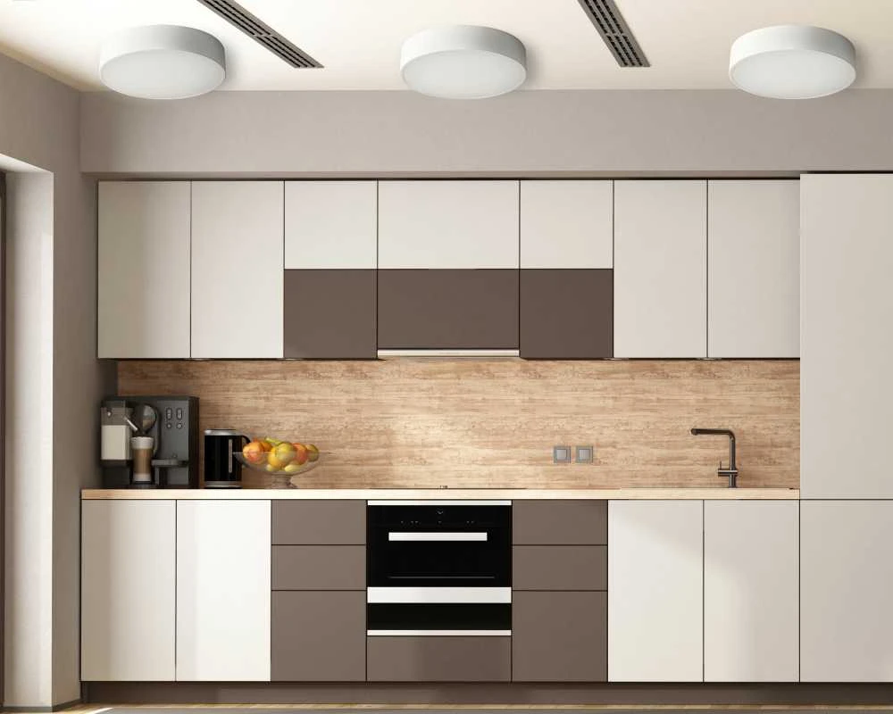Lubinis šviestuvas Toolight Lubų šviestuvas Plafond 50cm apvali Juoda app644-4c