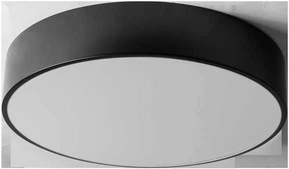 Lubinis šviestuvas Toolight Lubų šviestuvas Plafond 50cm apvali Juoda app644-4c