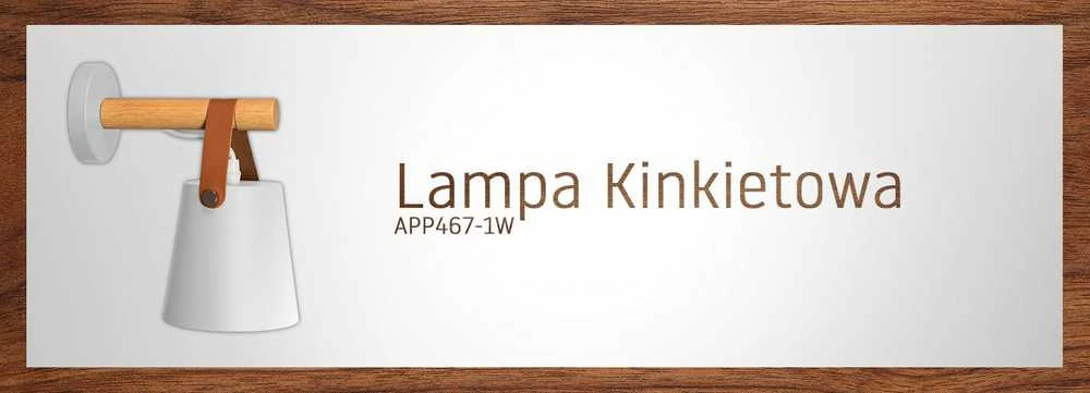 Sieninis šviestuvas Toolight Metalinė sieninė lempa su dirželiu balta APP467-1W Balta