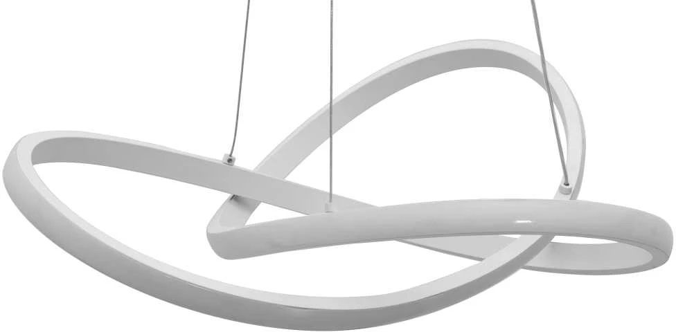Pakabinamas šviestuvas Toolight Moderni LED pakabinama lubų lempa Ring+nuotolinio valdymo pultas APP392-CP Baltas