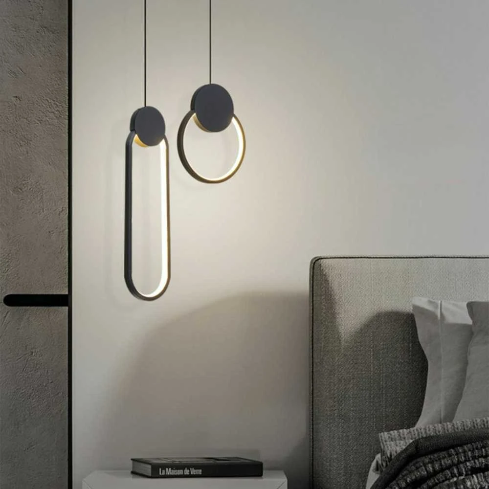 Pakabinamas šviestuvas Toolight Modernus Šviestuvas LED APP851-CP Juodas