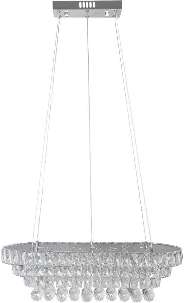 Pakabinamas šviestuvas Toolight Pakabinama lubų lempos krištolas LED 102W nuotolinio valdymo pultas APP417-CP
