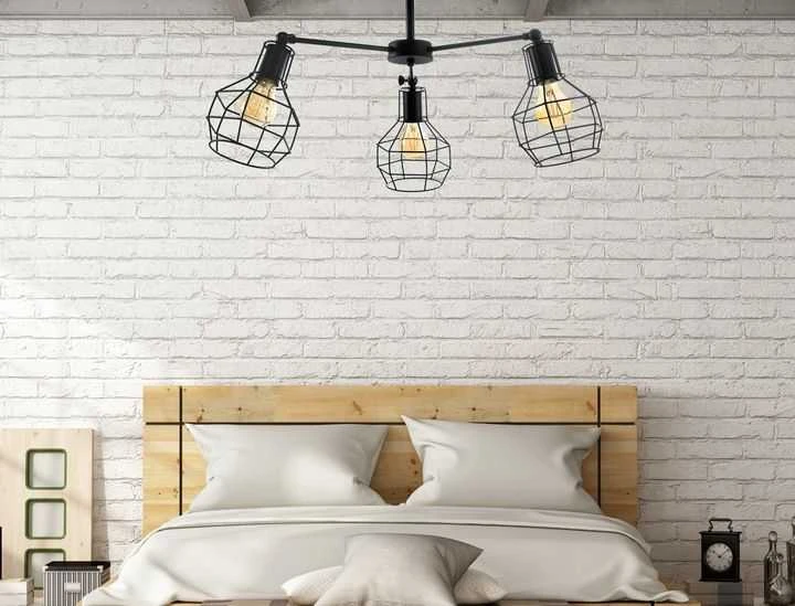 Pakabinamas šviestuvas Toolight Pakabinama metalinė lubų lempos Loft APP734-3C