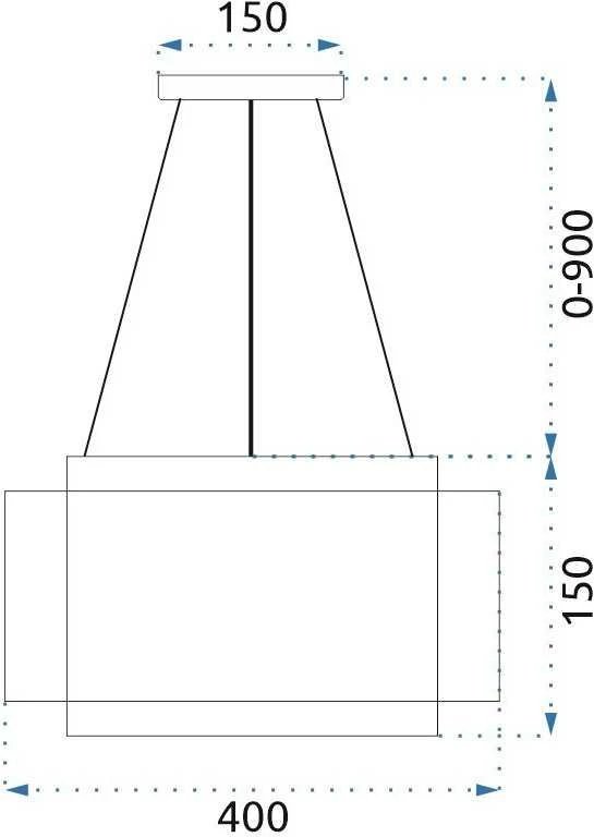 Toolight Pakabinamas šviestuvas APP1000-CP
