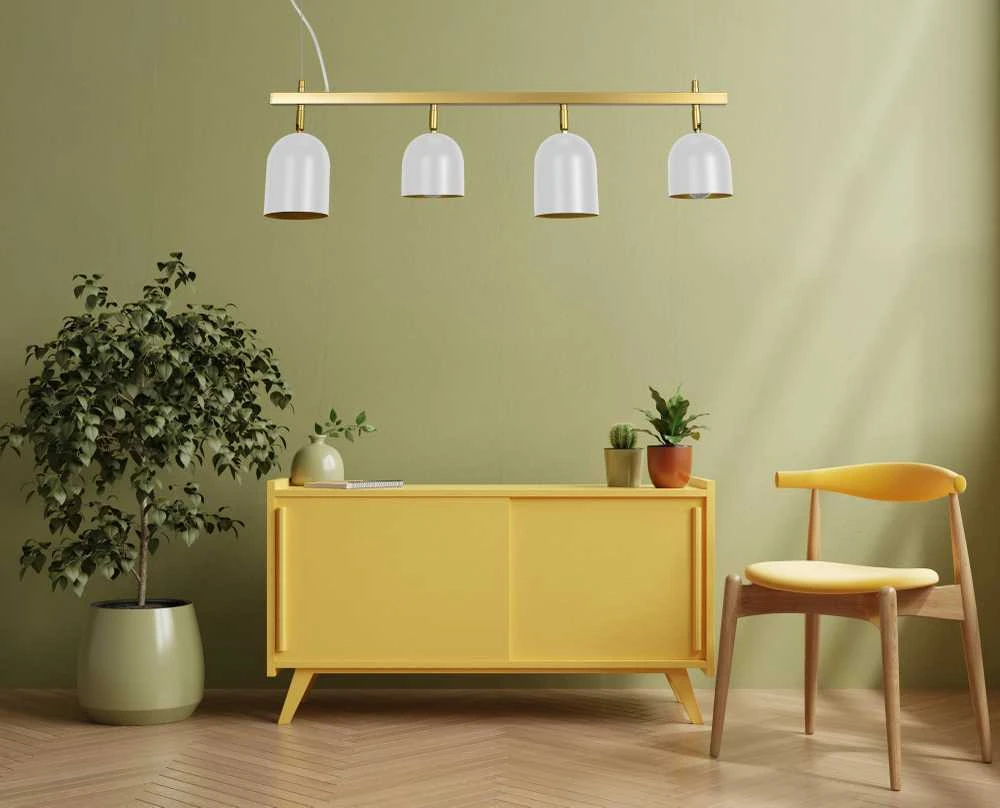 Toolight Pakabinamas šviestuvas APP1030-4CP Baltas