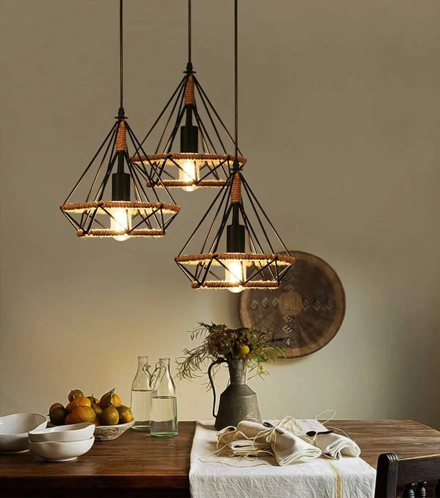 Pakabinamas šviestuvas Toolight Palėpės boho stiliaus šviestuvas APP678-1CP