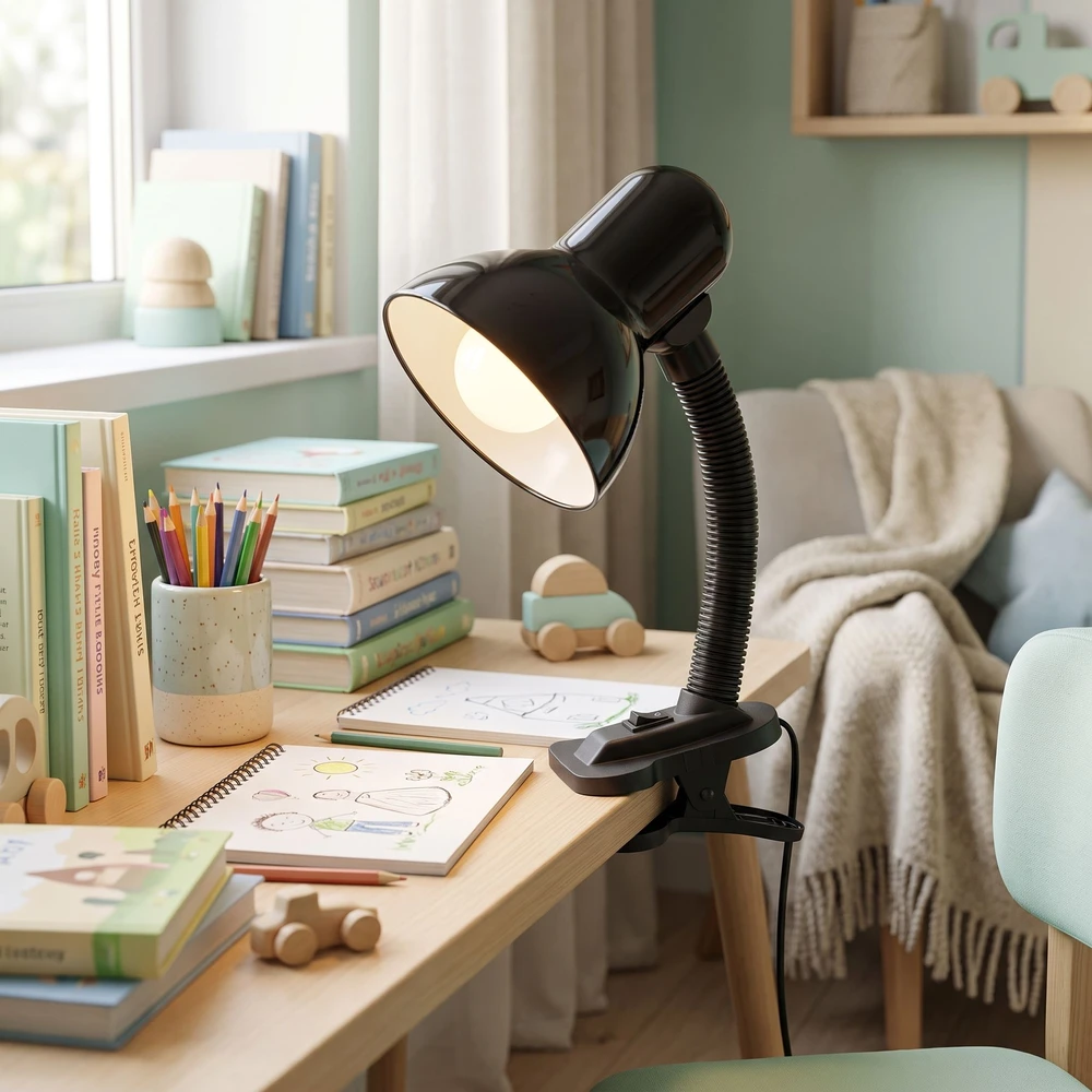 Toolight Prisegama Stalinė Naktinė Lempa Jnh045-1t Juodas