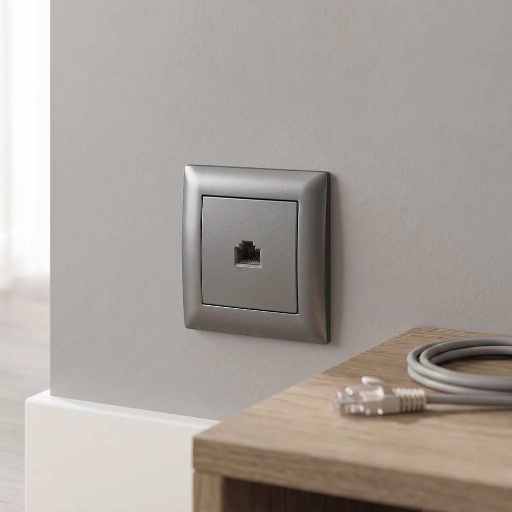 Toolight Rj45 Lizdas Oste Jnh010-s Pilkas